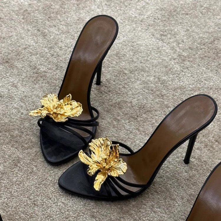 Gucci Tiger Heels Black And Gold Gucci Black Suede Leather Ankle