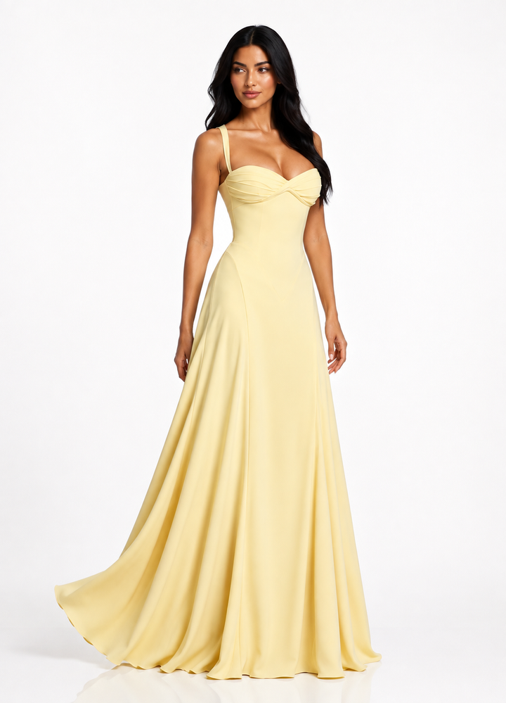 Celeste Blue Sweetheart Maxi Dress – SERENITY