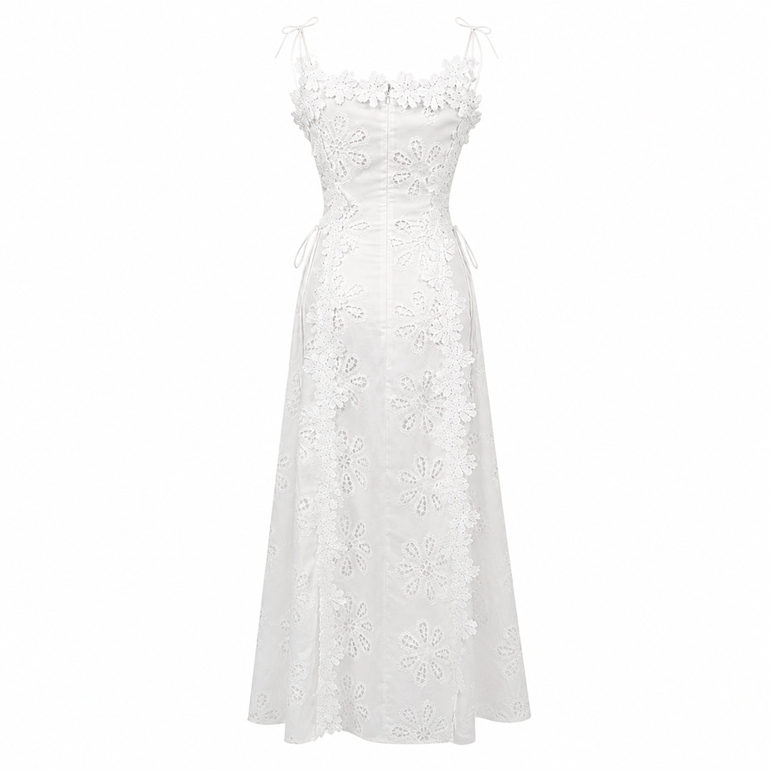 Floral Lace Midi Dress — Blossom