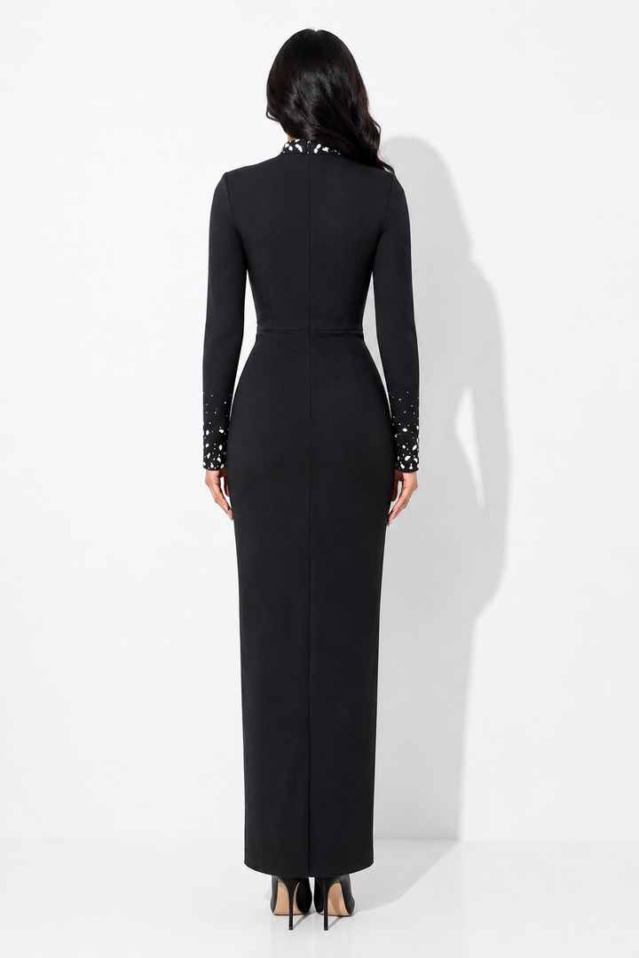 Midnight Sparkle Dress - Elegance