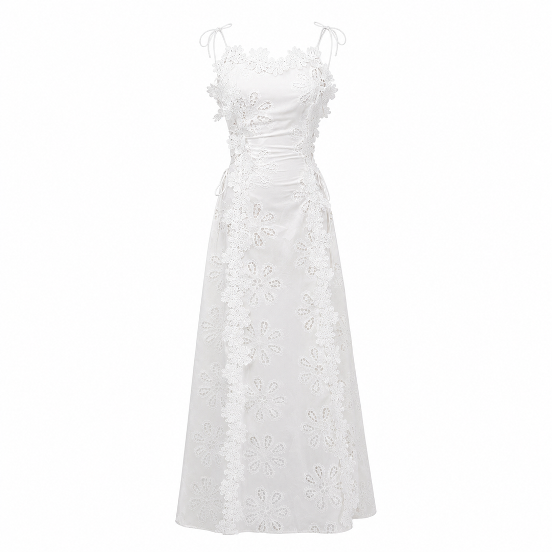 Floral Lace Midi Dress — Blossom