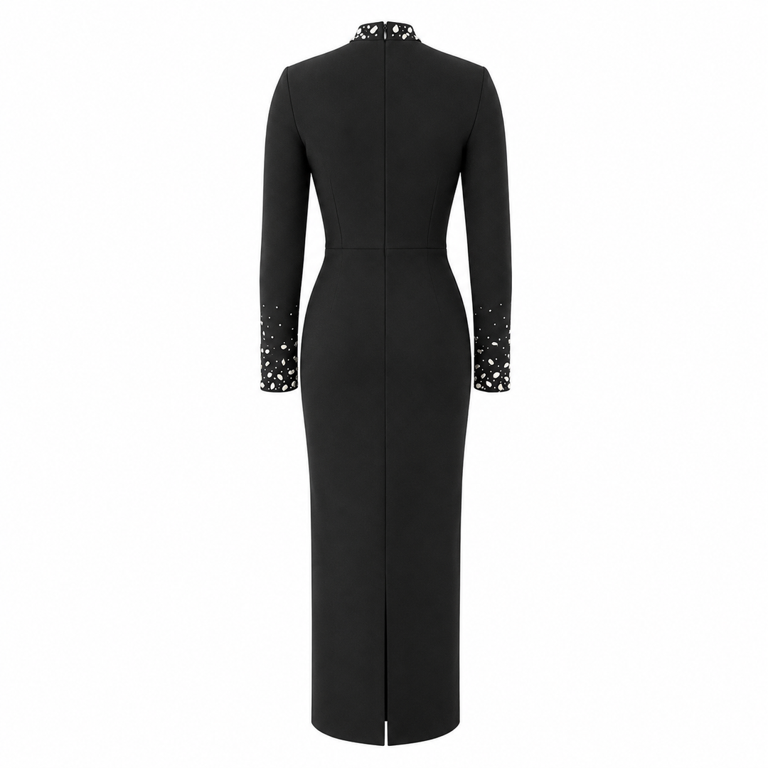 Midnight Sparkle Dress - Elegance