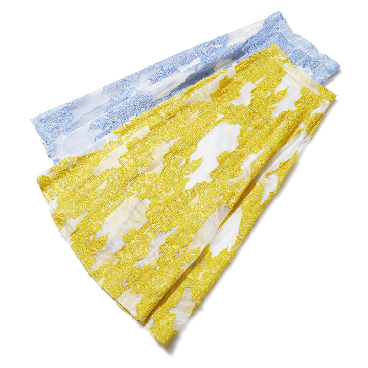 floral jacquard midi skirt – LUMINA