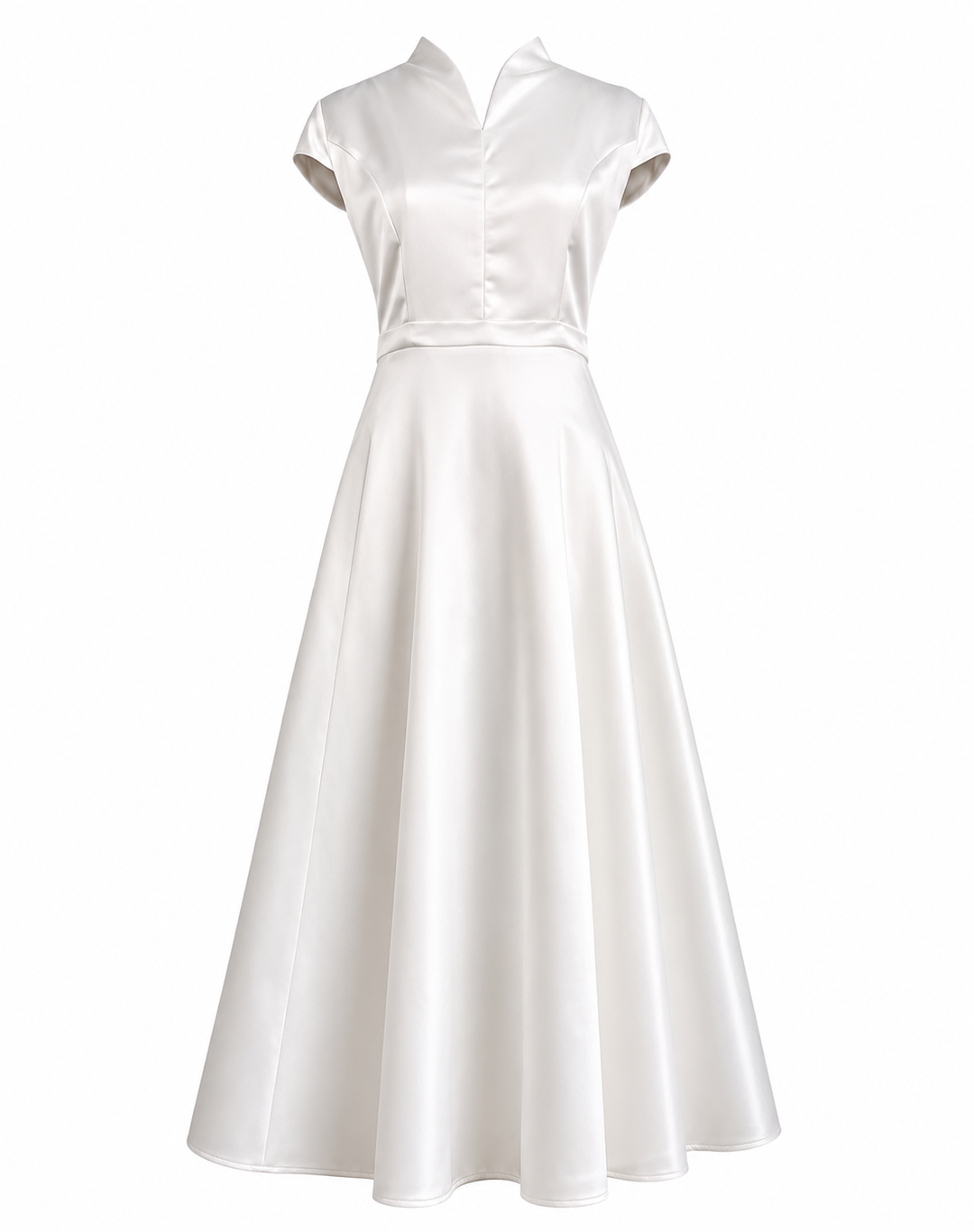 Elegant Sleeveless A-Line Maxi Dress - Ruby