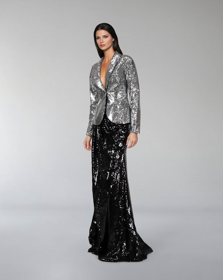 Sequined Blazer and floor-length skirt - Set