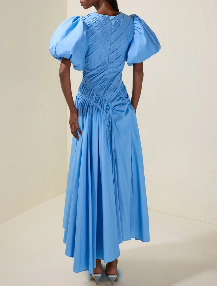 فستان بليزر مُفصّل بترتر - فوشيا