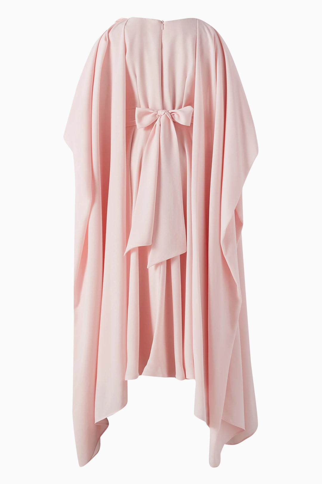 Cape Sleeve Maxi Dress with Floral Appliqué – PETAL