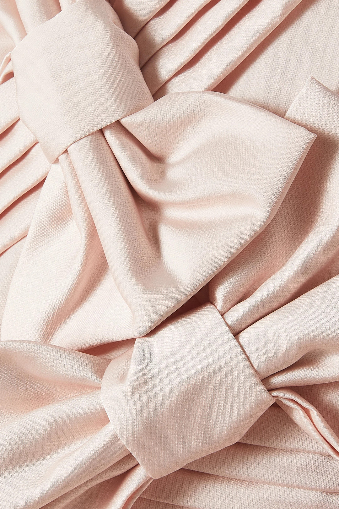 Sleeveless Pleated Bodice Dress with Statement Bows – BLUSH