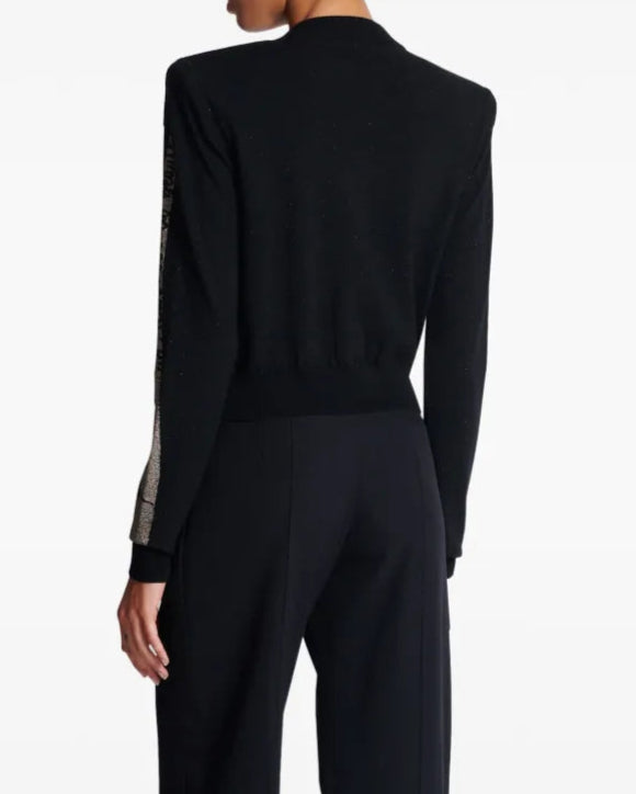 Plissiertes Oberteil mit ausgestellten Ärmeln und Maxirock-Set mit Taillengürtel – Rosiny 