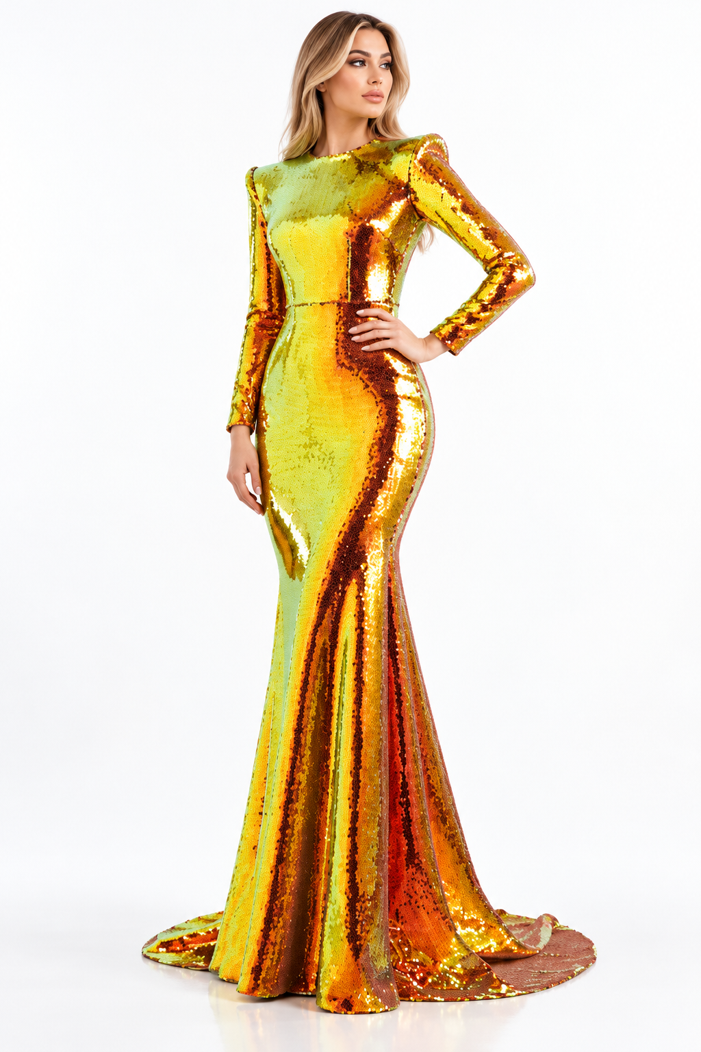 Sequin Mermaid Gown - Aurelia