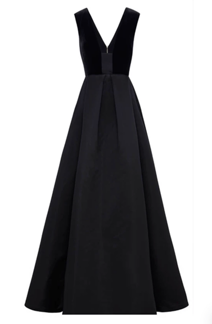 Deep V-Neck Ball Gown – Rosalia