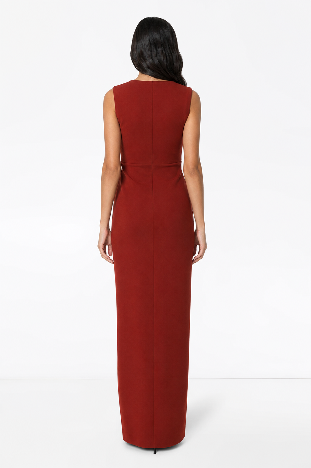 Square Neck Slit Maxi Dress – CARMELLA