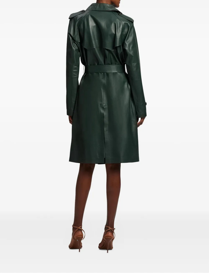 Plissiertes Oberteil mit ausgestellten Ärmeln und Maxirock-Set mit Taillengürtel – Rosiny 