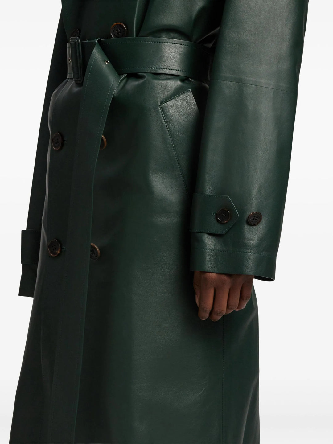 Plissiertes Oberteil mit ausgestellten Ärmeln und Maxirock-Set mit Taillengürtel – Rosiny 