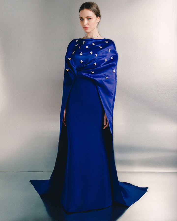 فستان سهرة من الساتان المطرز – أزوريل