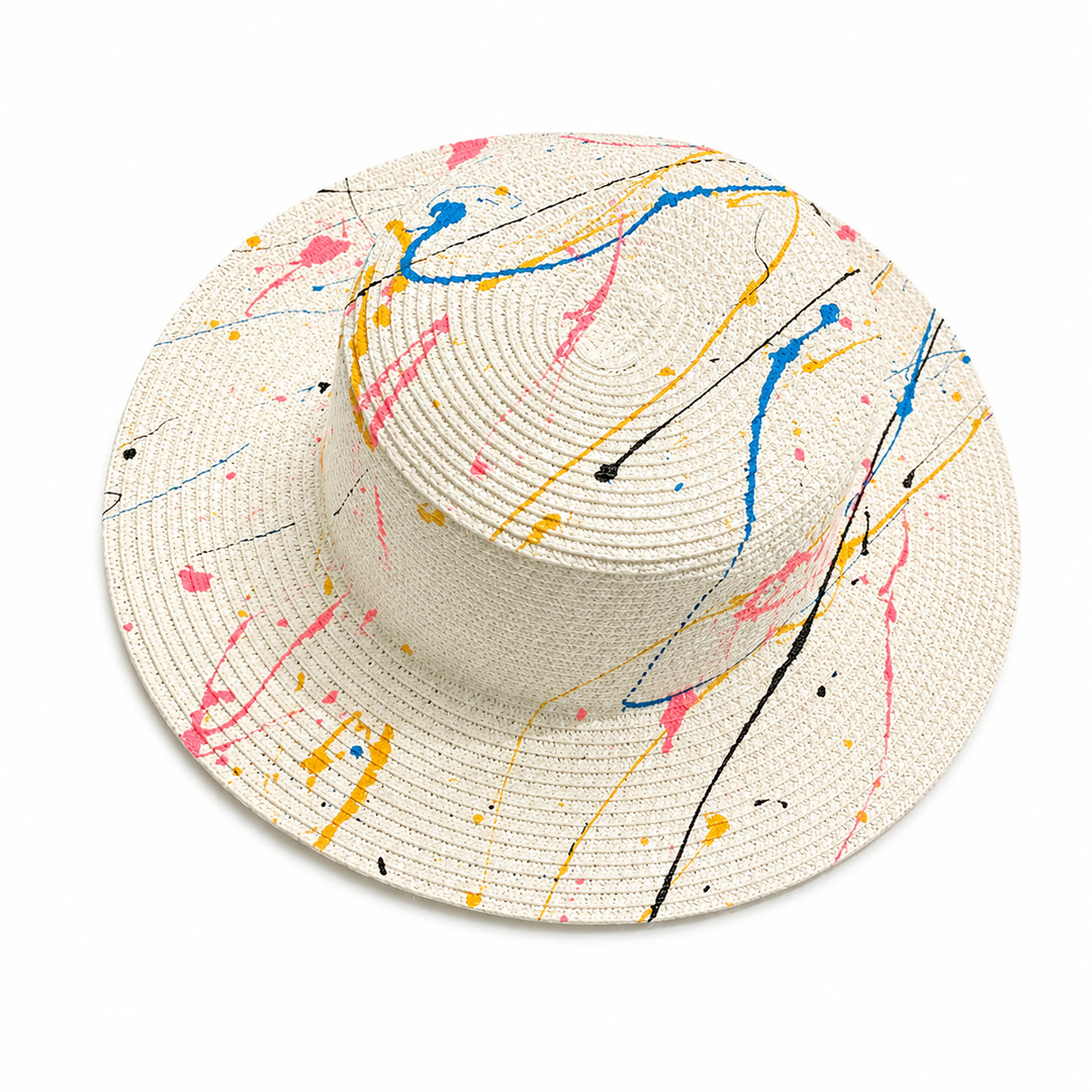 Art Splash Straw Sun Hat – BOHO