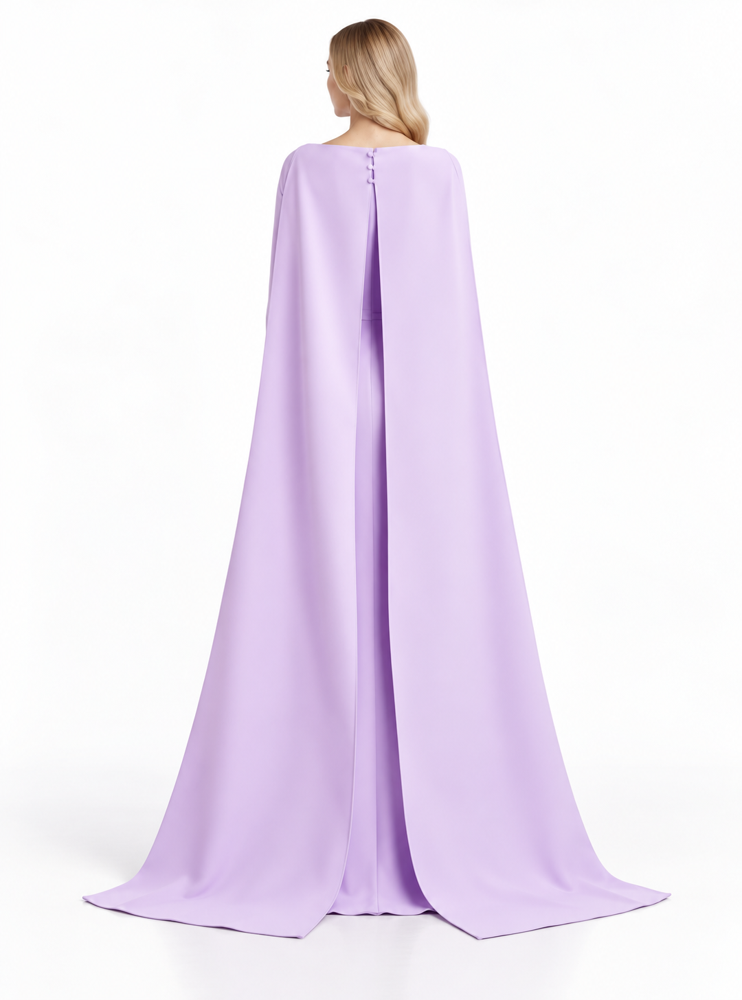 Cape Sleeve Gown - Liorenne