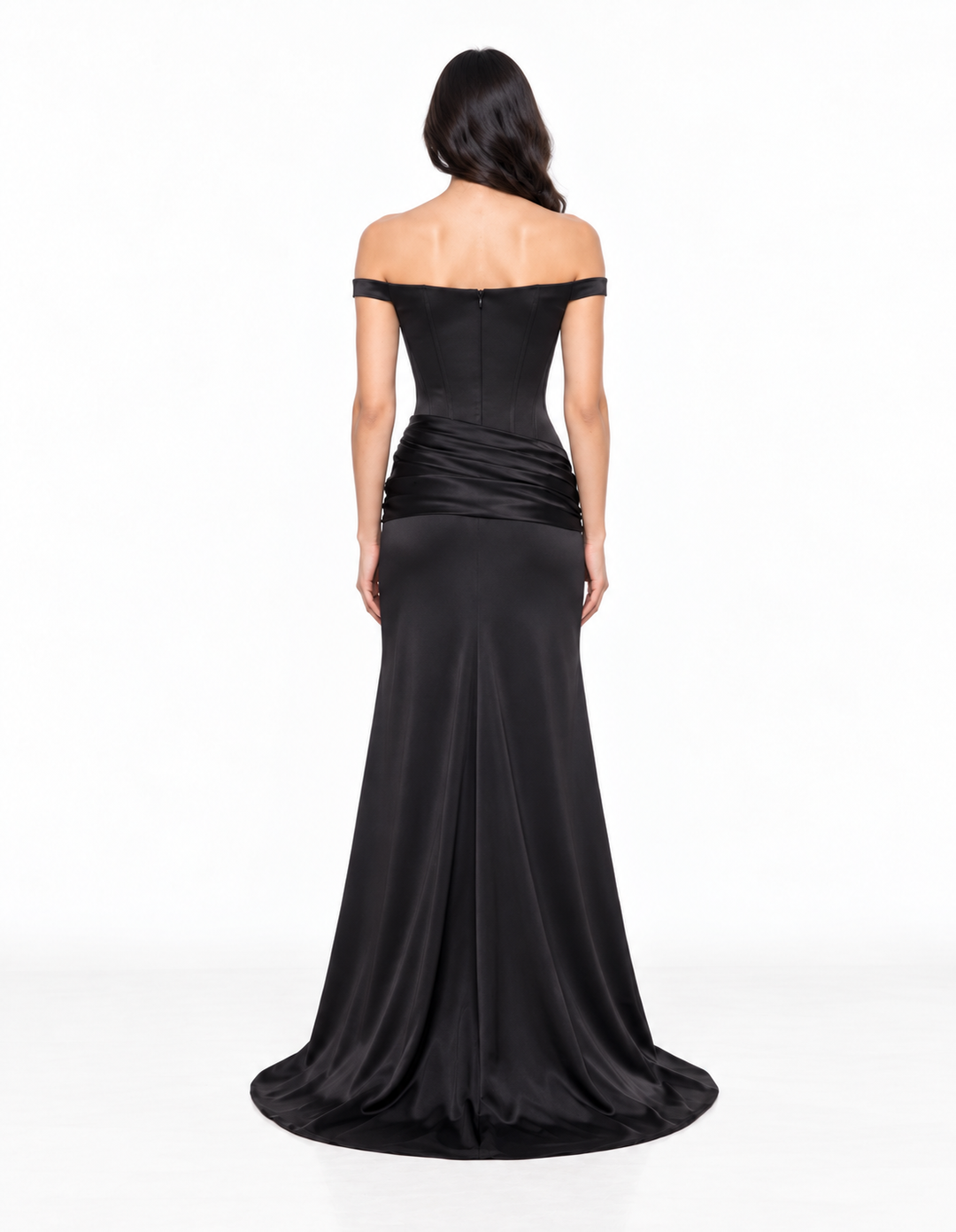 Off-Shoulder Corset Gown - SERAPHINA