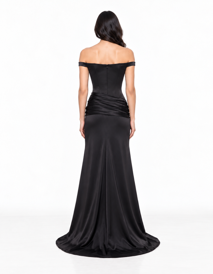 Off-Shoulder Corset Gown - SERAPHINA
