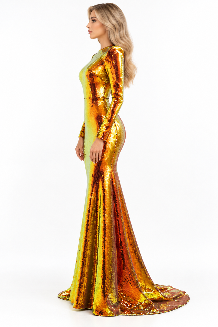 Sequin Mermaid Gown - Aurelia