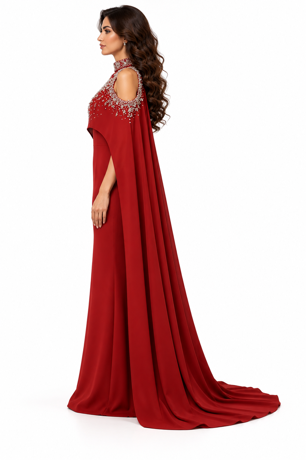 Crystal Halter Cape Evening - Empressa