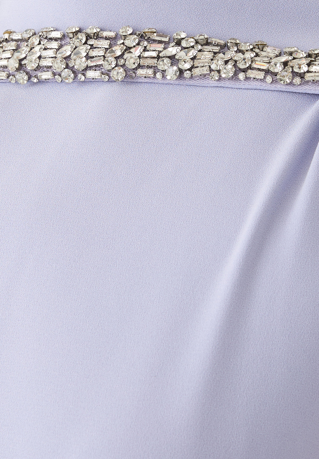 embellished cape-sleeve column gown – LAVINIA