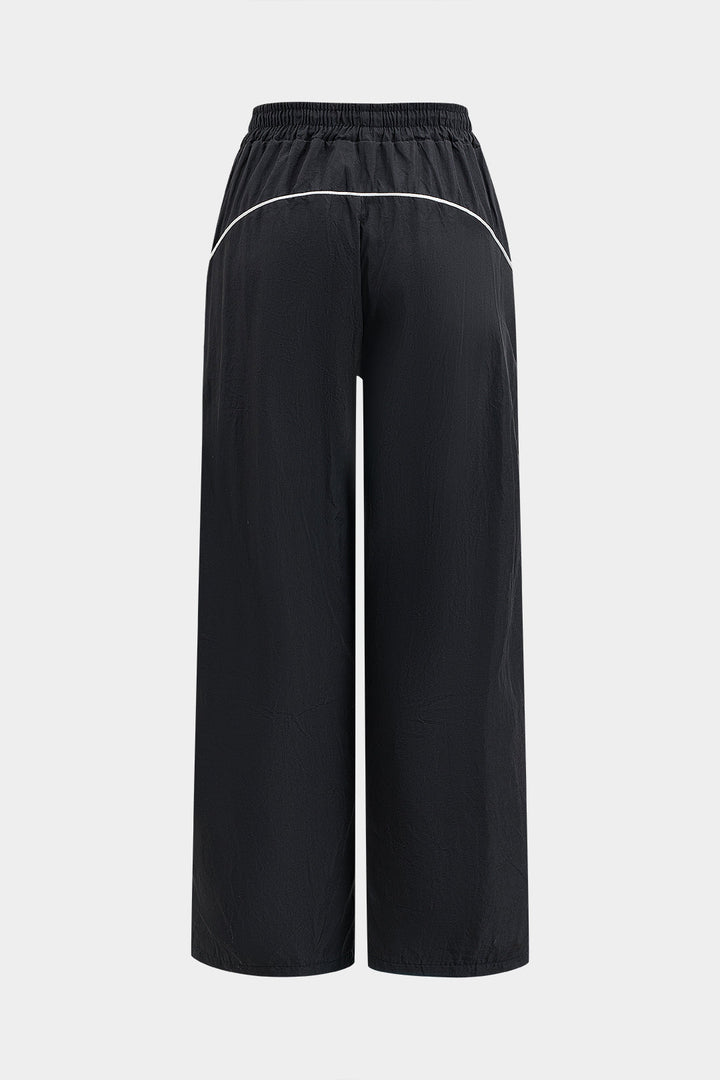 Basic Elastic Waist Trousers