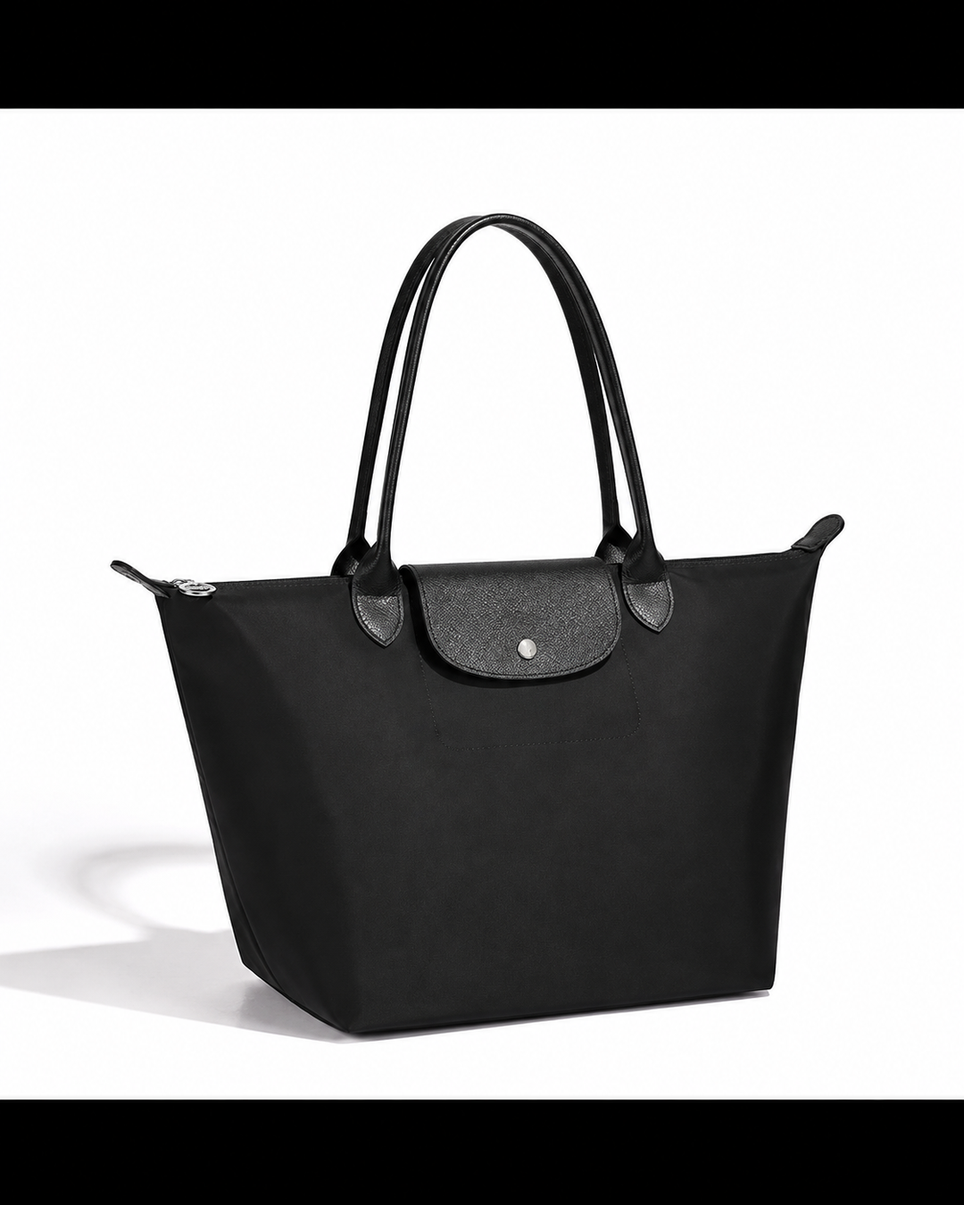 Classic Leather Tote Bag – NOIR