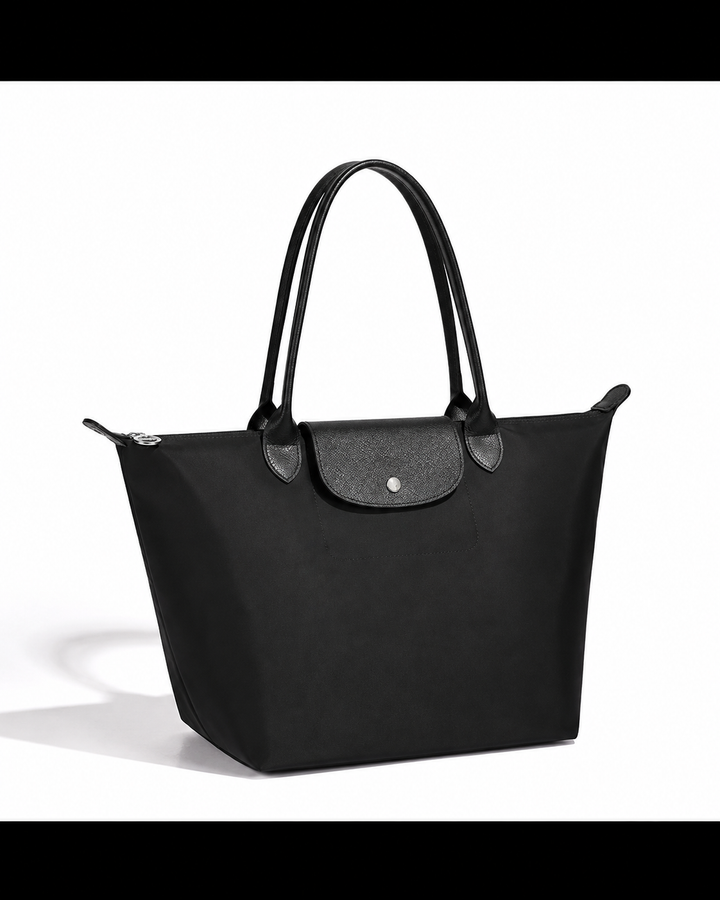Classic Leather Tote Bag – NOIR