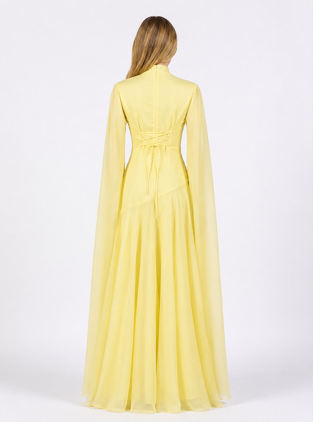 Flowing Sleeve Maxi Dress - Aurora