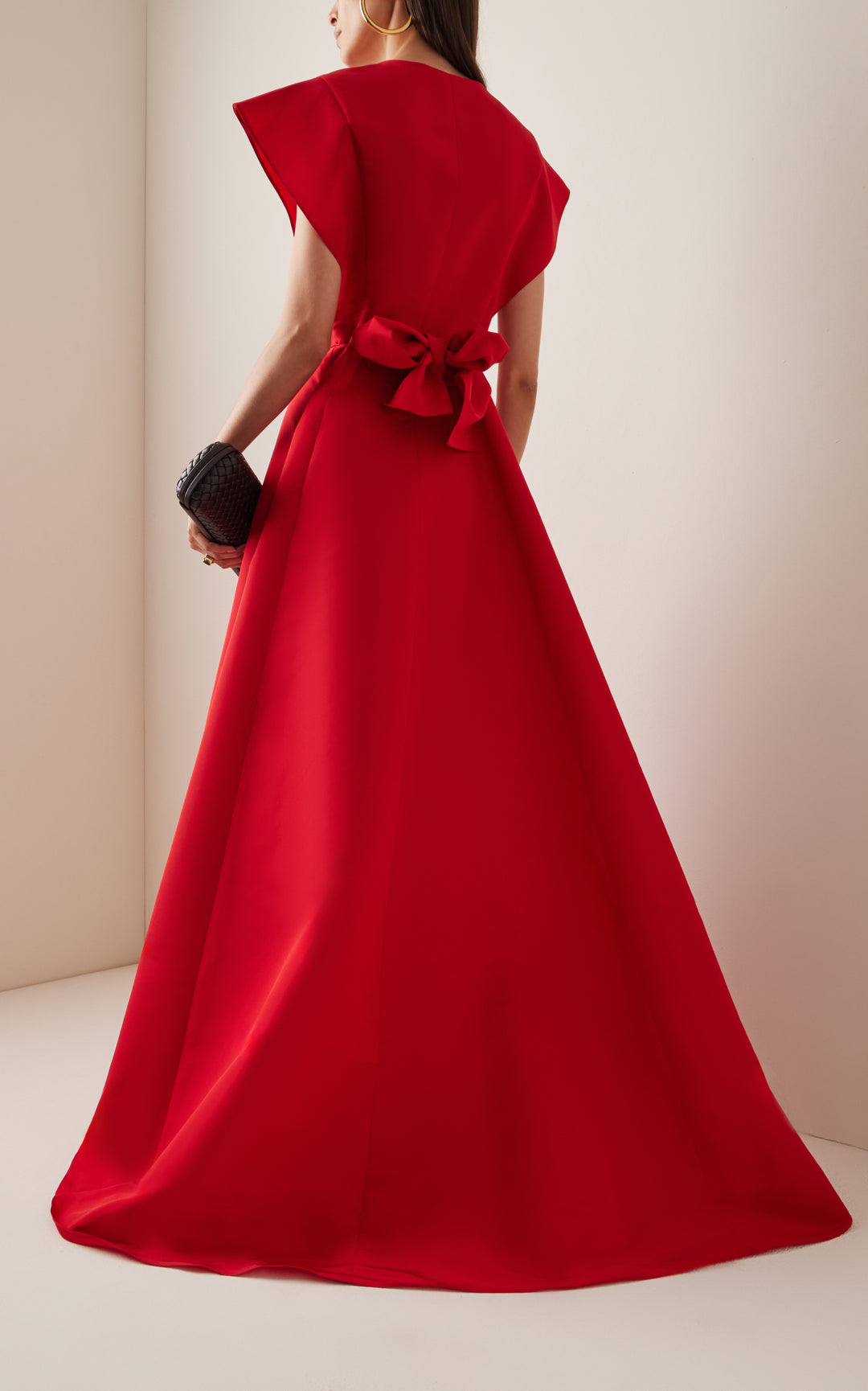 فستان بأكمام قصيرة وحزام خصر – فيفيان