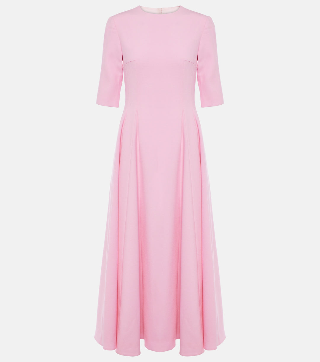 half-sleeve flared midi dress – RELIEN