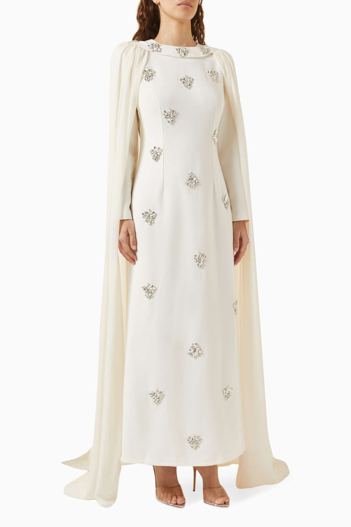 فستان كيب مزين بالكريستال – أوريليا