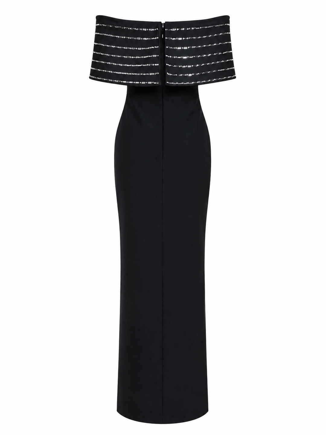 Elegant Off-Shoulder Evening Gown - Glamour