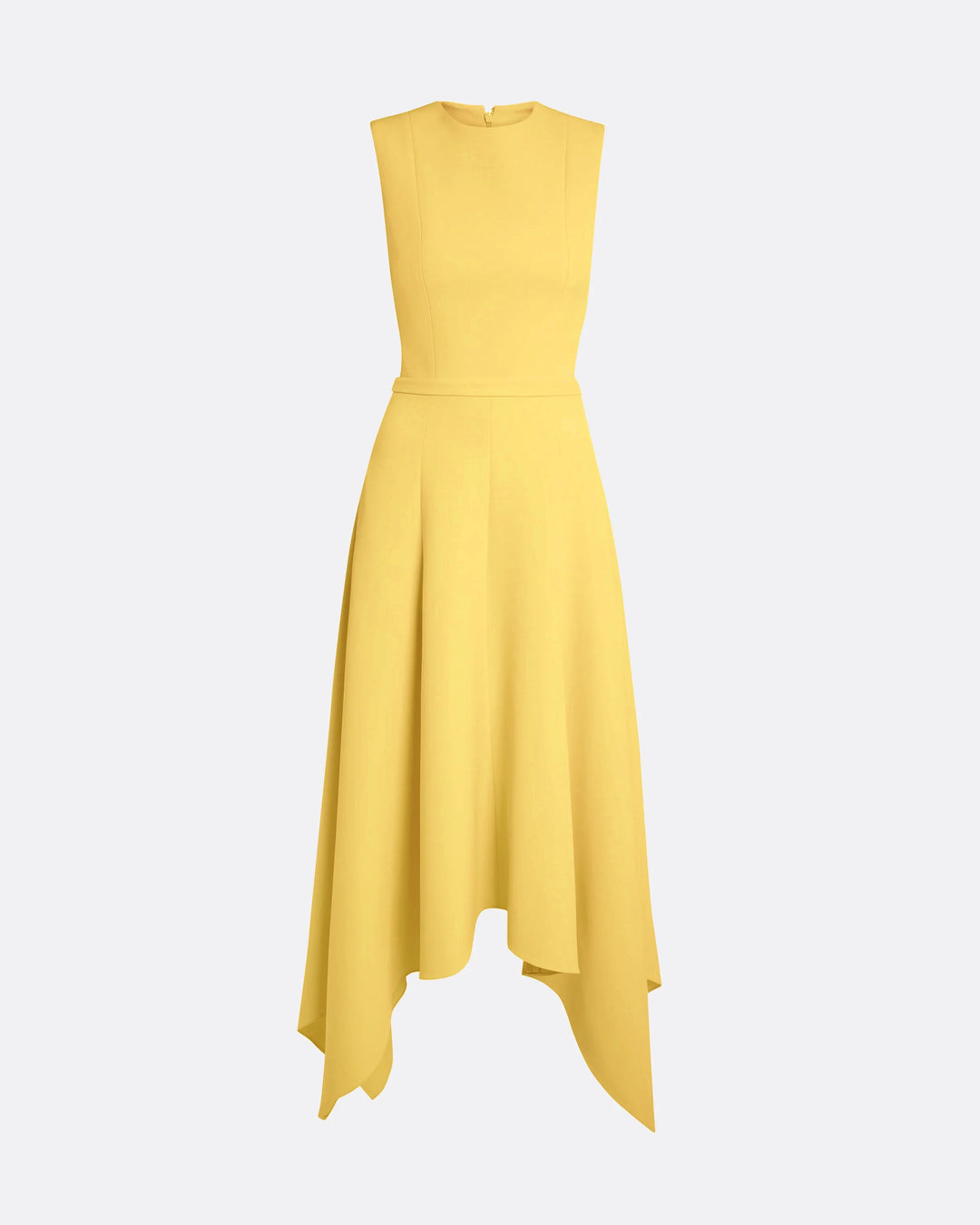 sleeveless asymmetrical hem dress – AUROAA