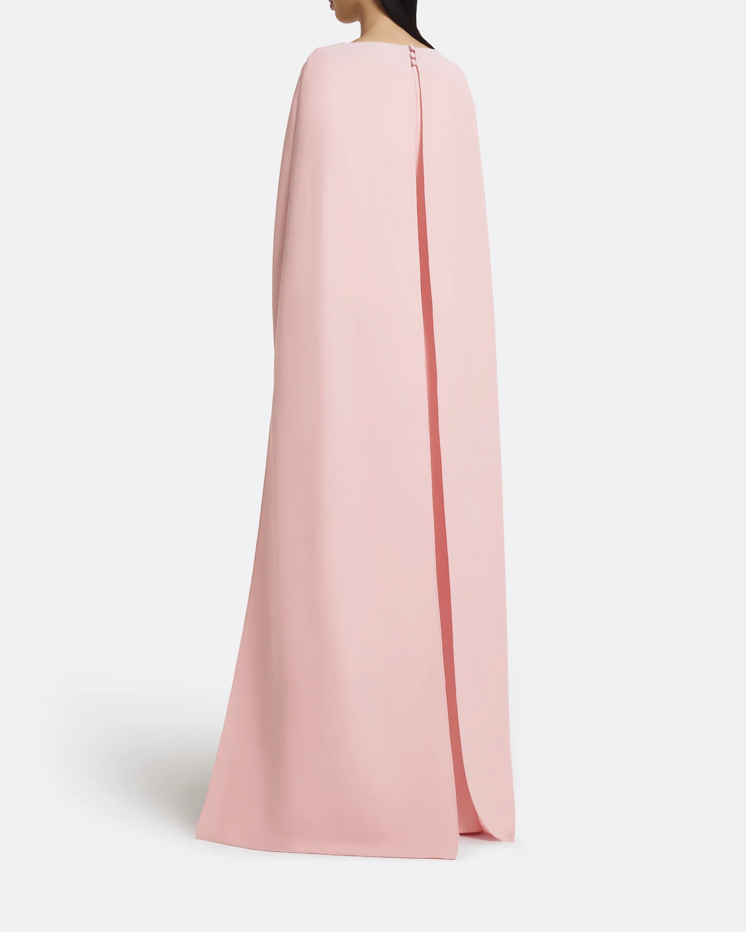 cape-sleeve A-line gown – LYCHEE