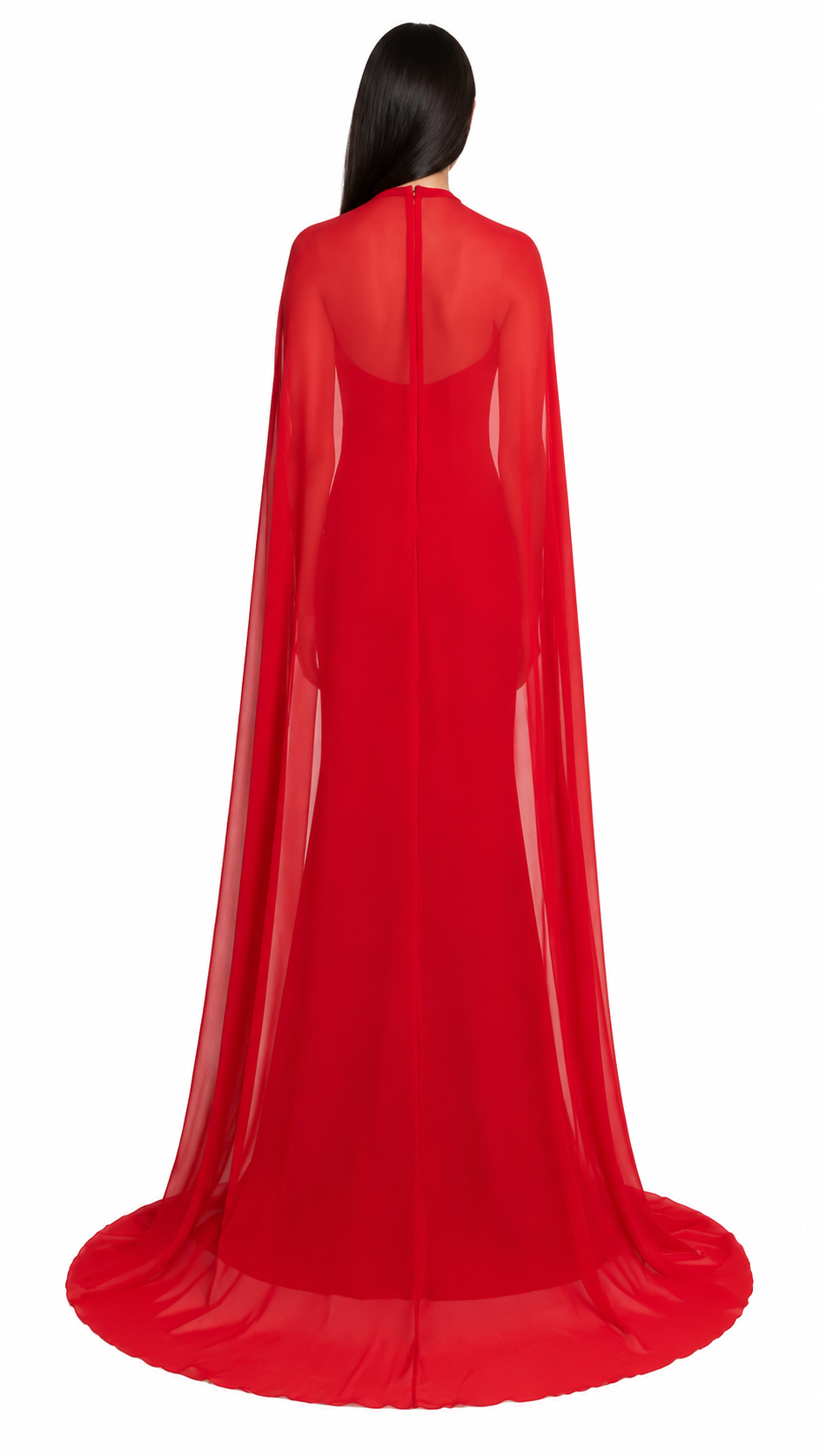 Bow Detail Cape Maxi Dress – VIIRIN