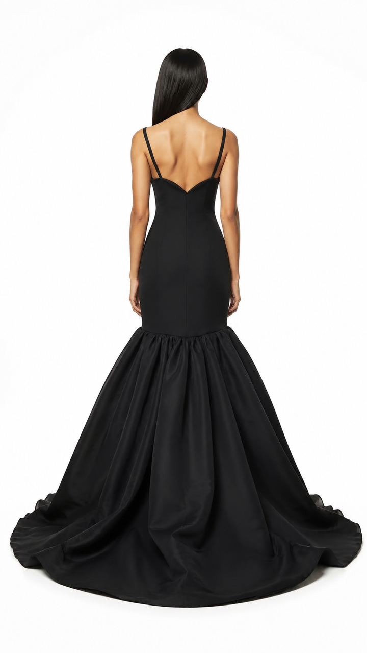 Bow Detail Mermaid Maxi Dress – ZORA