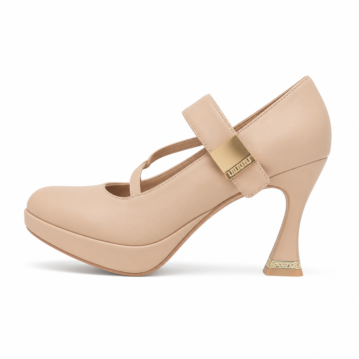 Black Double Strap Platform Heels – MAVÉRA