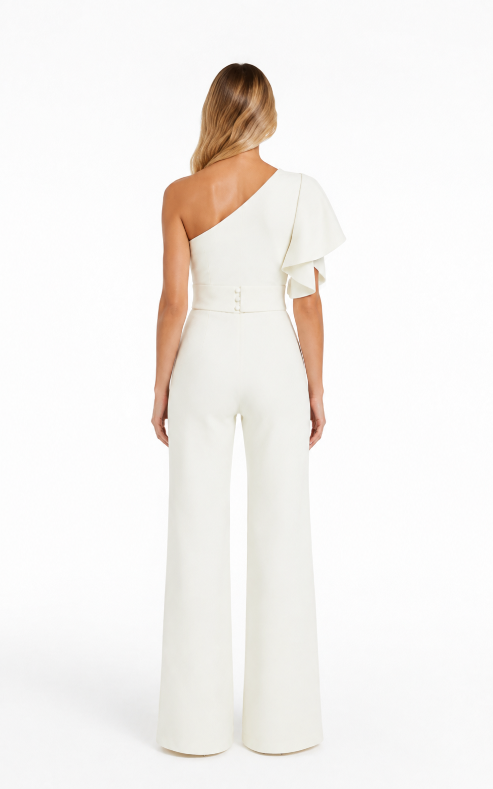 One-Shoulder Wide-Leg Jumpsuit – IVELLE