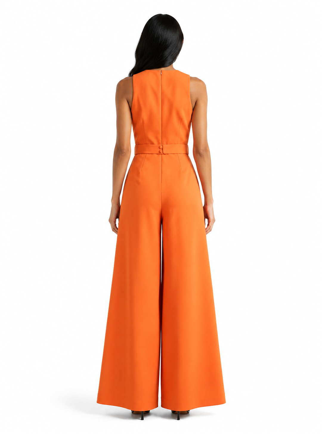Wide-Leg Overlay Jumpsuit – ORANZA