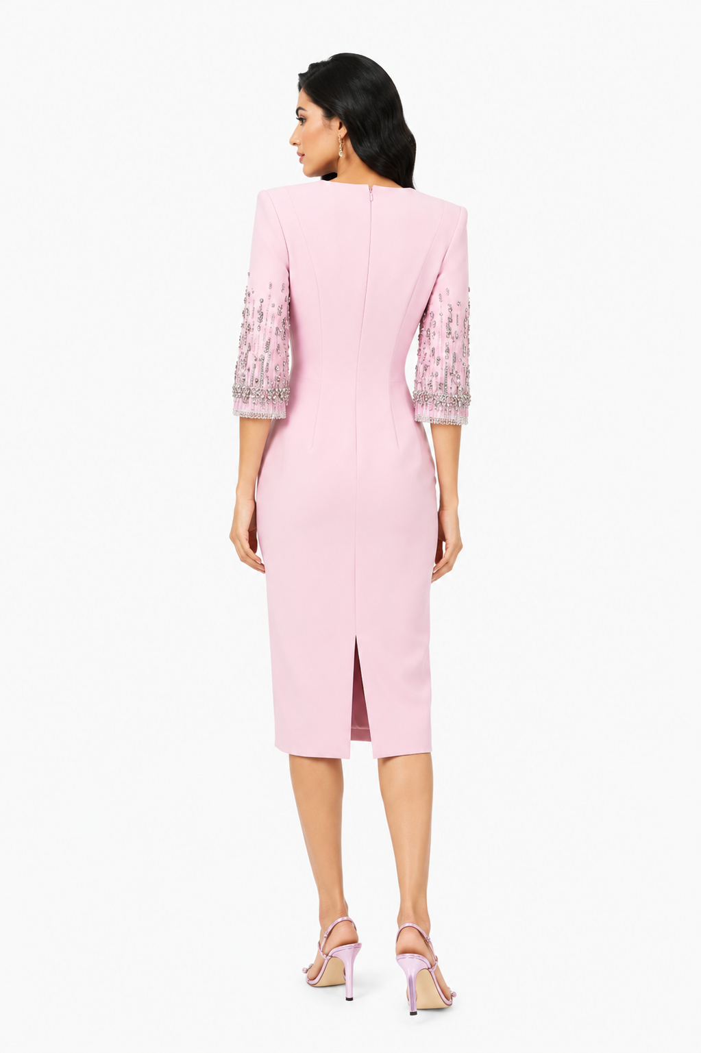 Sequin Cuff Midi Dress - Lovera