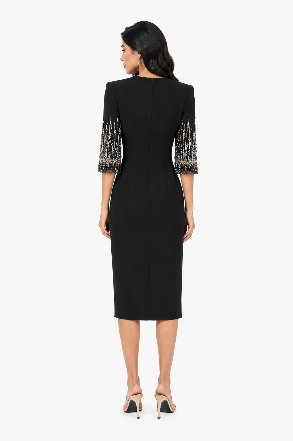 Sequin Cuff Midi Dress - Lovera