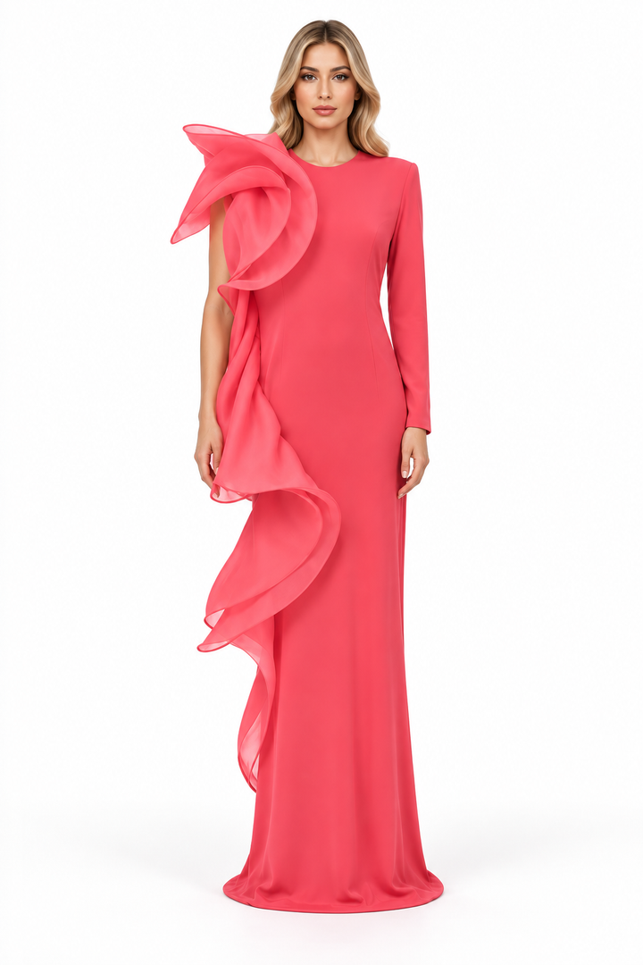 Ruffle Statement Gown - Coraline