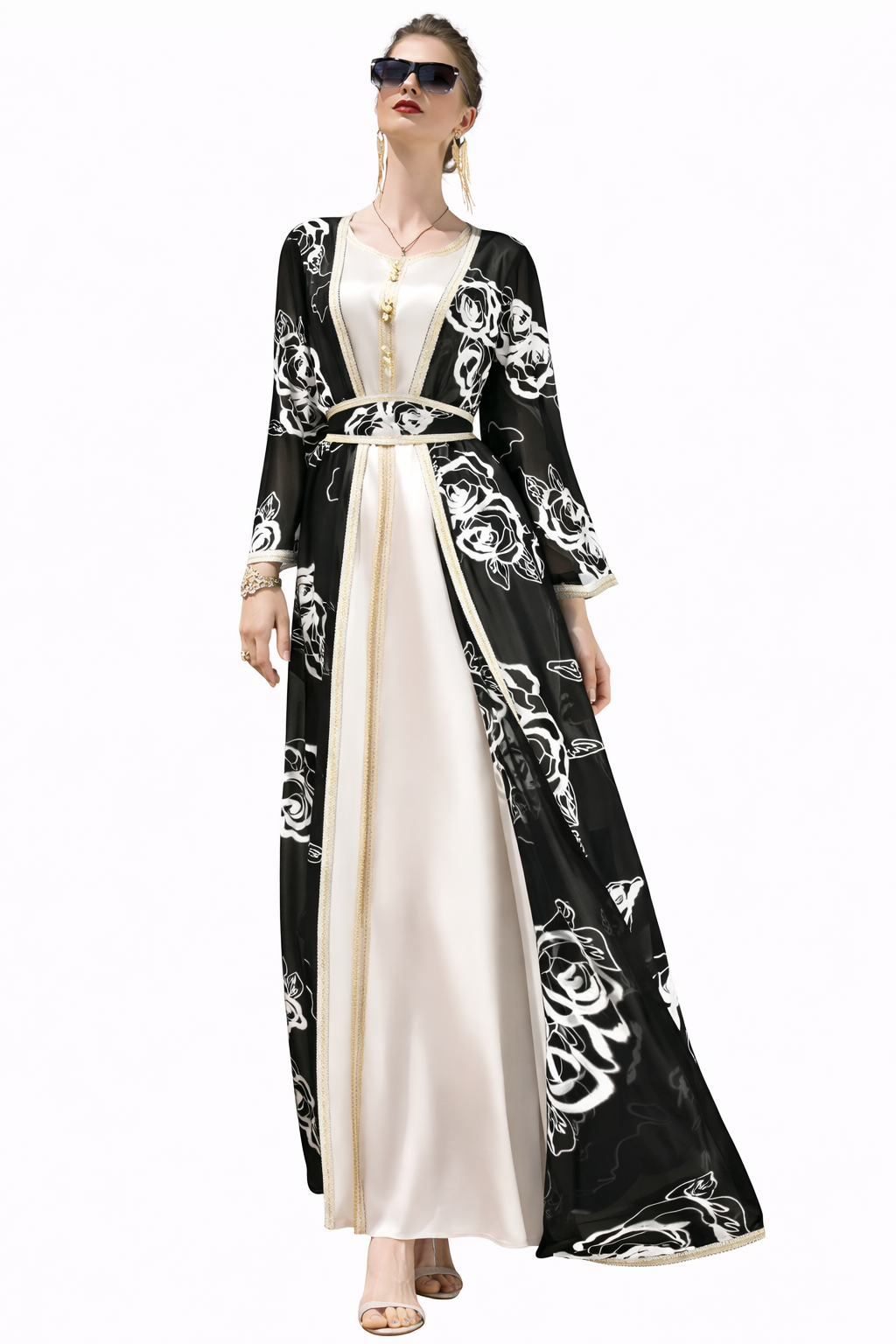 Long-Sleeve Elegant Maxi Dress – ELARA
