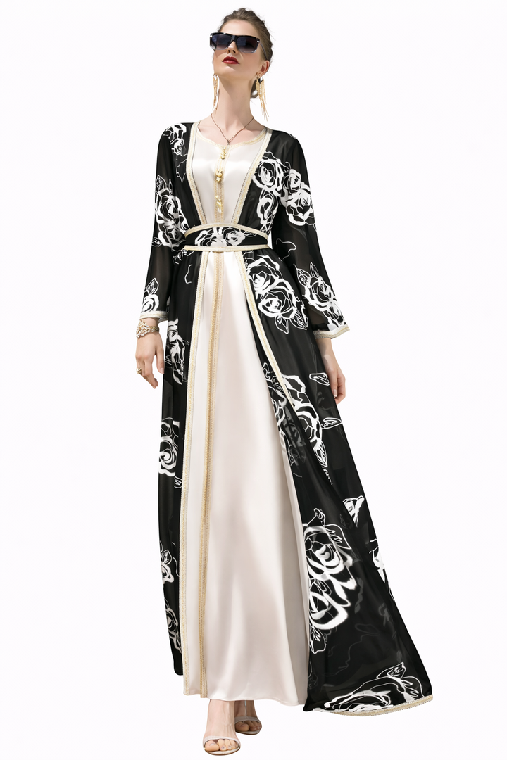 Long-Sleeve Elegant Maxi Dress – ELARA