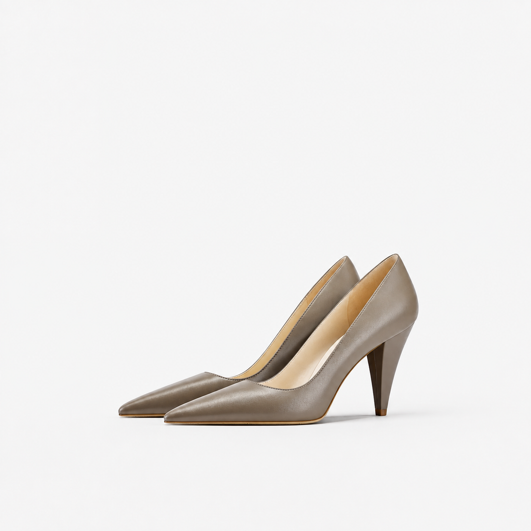 Black Pointed Toe Classic Pumps – VELMORA