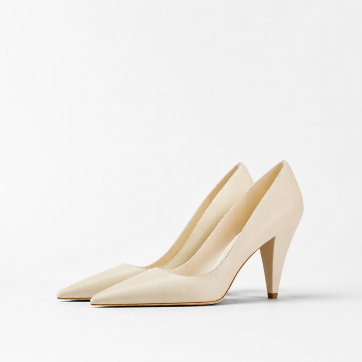 Black Pointed Toe Classic Pumps – VELMORA