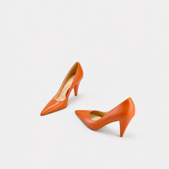 Black Pointed Toe Classic Pumps – VELMORA