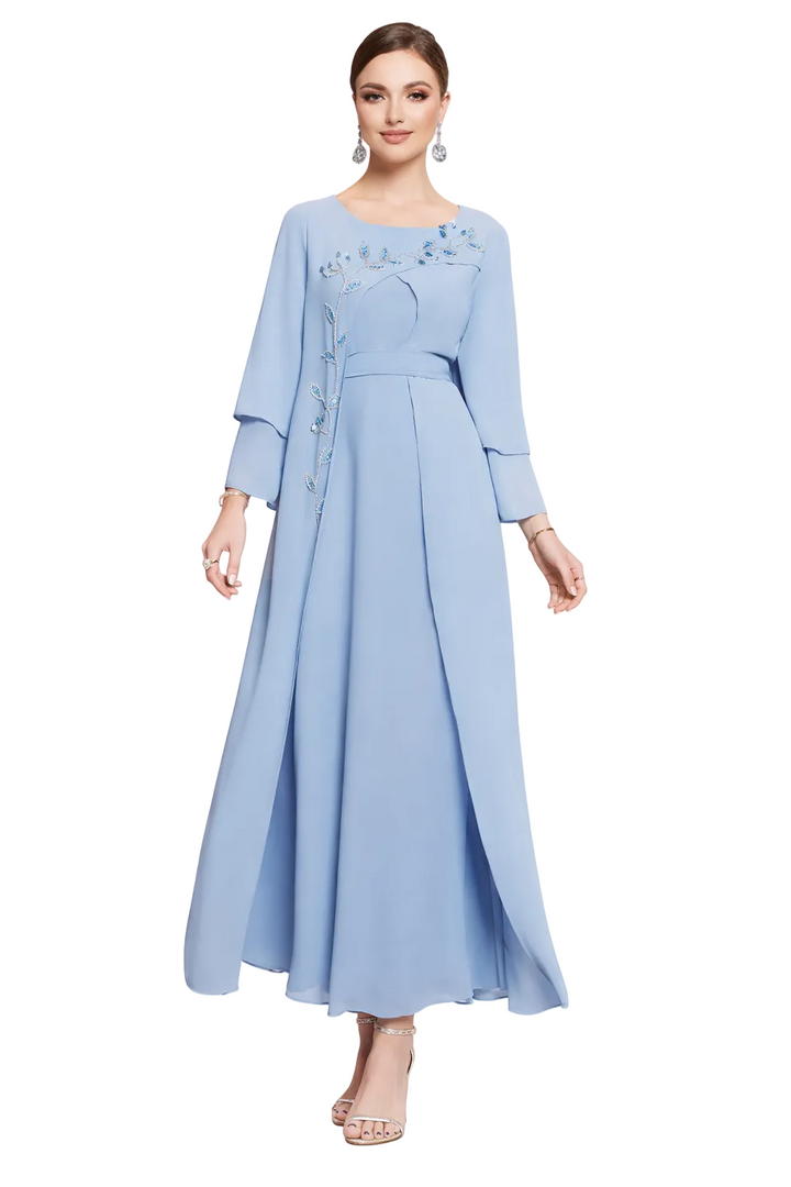 Classic Long Sleeve Maxi Dress – SERENA